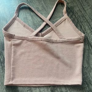 Pink crop tank